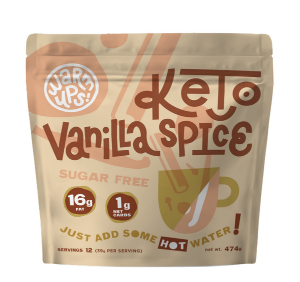 Keto Vanilla Spice Latte, 12 Servings.
