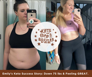 Emily's Keto Success Story: Down 75 lbs!