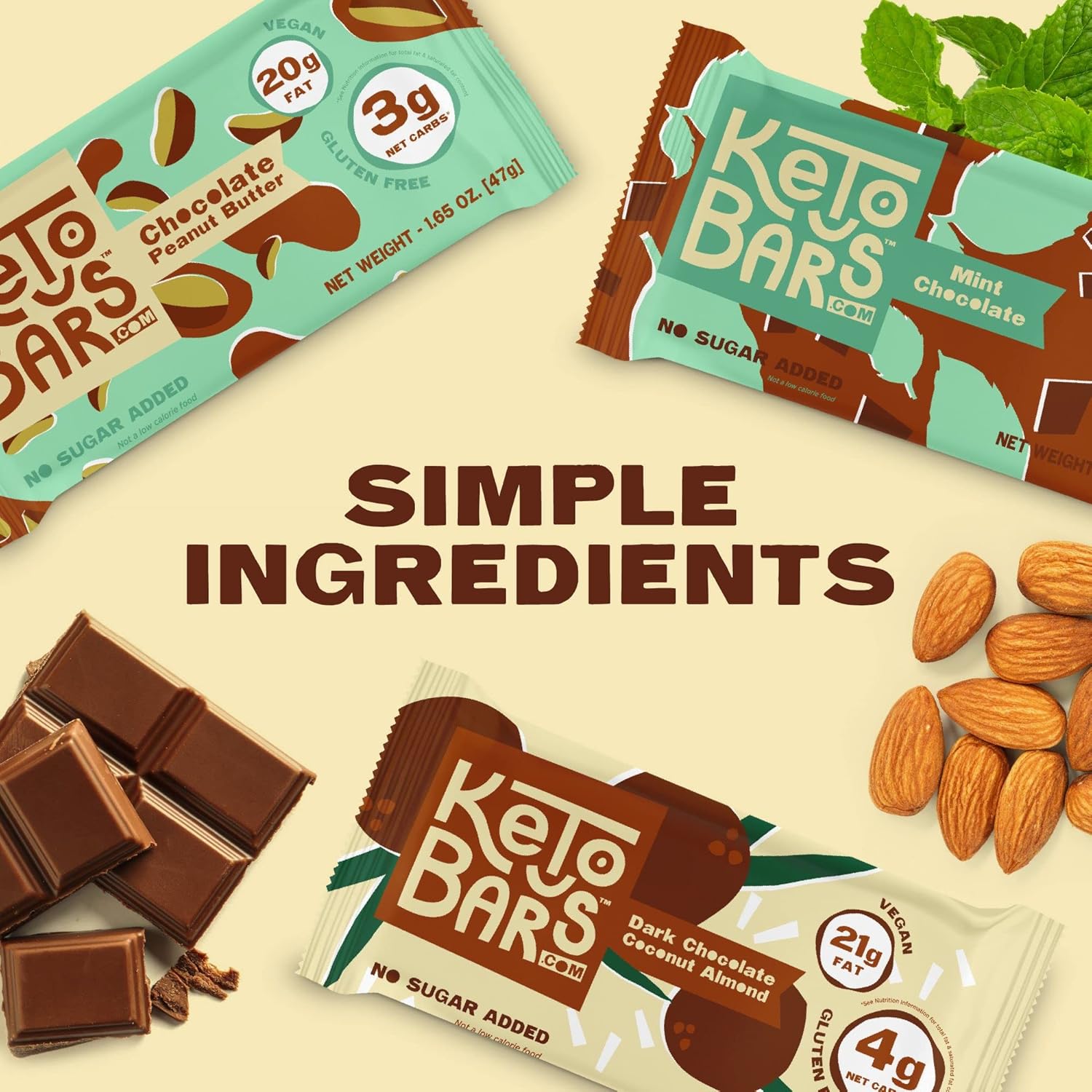 Keto Bars Sampler (12 Pack)