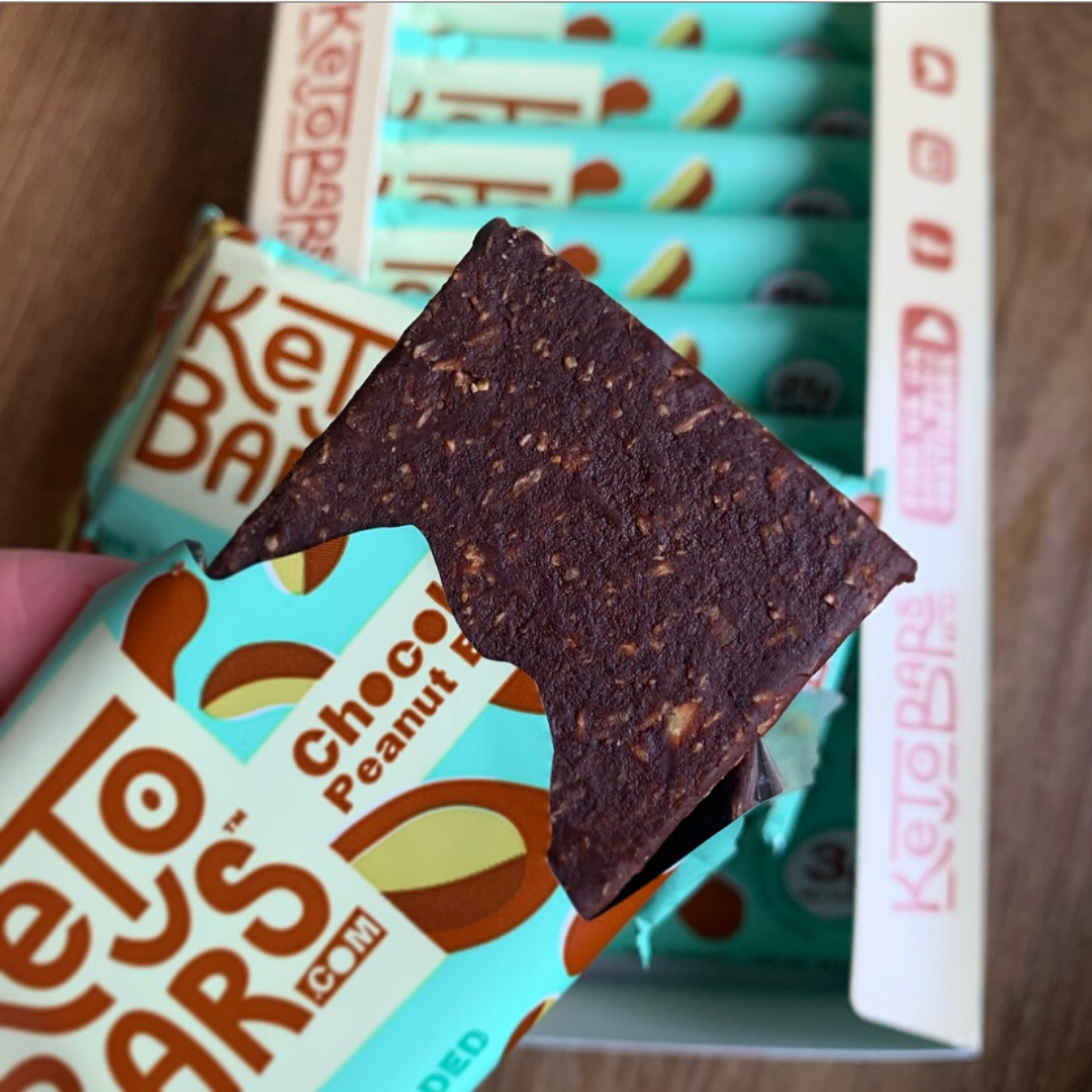 Chocolate Peanut Butter Keto Bars (10 Pack)
