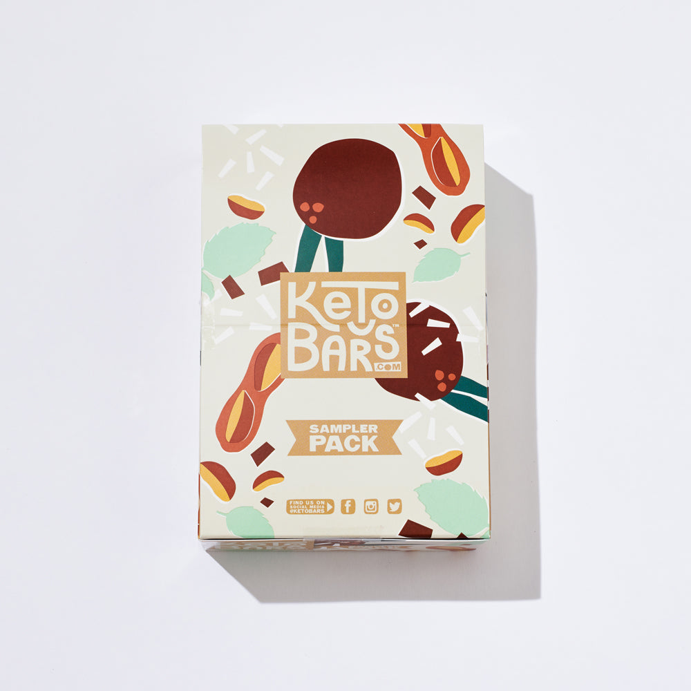 Keto Bars Sampler, 12 pack.